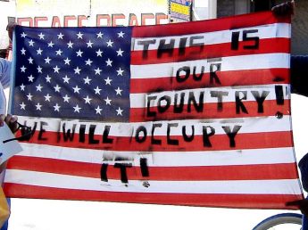 occupy-la-american-flag